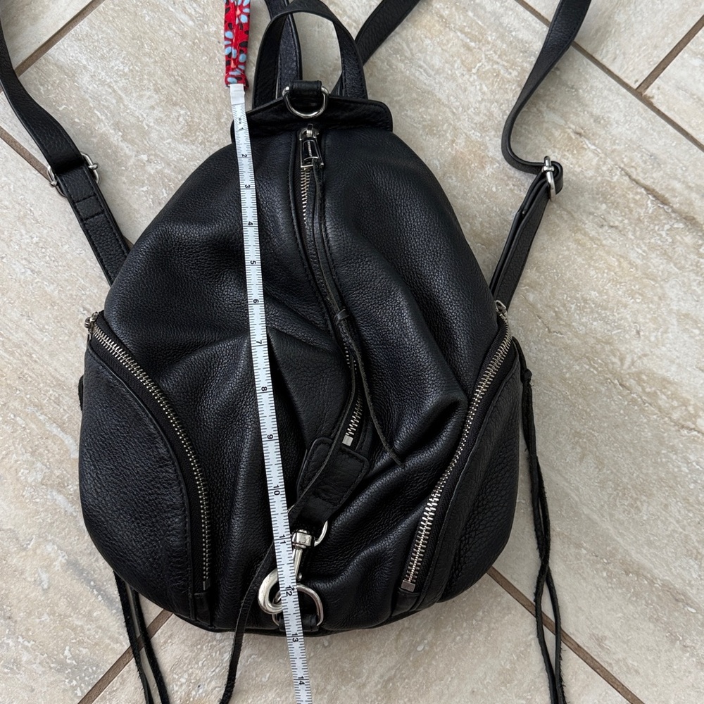 Rebecca Minkoff Mini Julian Pebbled Leather Backpack - Picture 2 of 16
